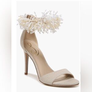 Sam Edelman beaded ankle heeled sandal